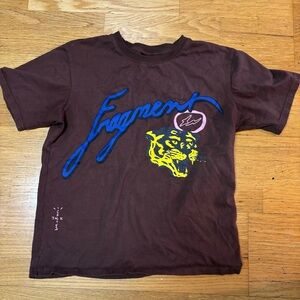 Travis Scott Cactus Jack for Fragment Icons Crew Neck Tshirt Streetwear Preppy M